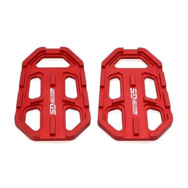 Imagem de Anti-derrapante Resto footpegs controles pé peg pedal extensão para f850gs adv f850 f 750 850 gs aventura 2018 2019 2020 2021 2022 2023(Red)