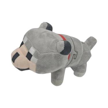 Imagem de Brinquedo De Pelúcia Fofo De Lobo Para Crianças, Boneco De Animal Maci