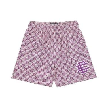 Imagem de Shorts Casuais Masculinos De Malha Listrada Eric Emanuel EE Para Fitne