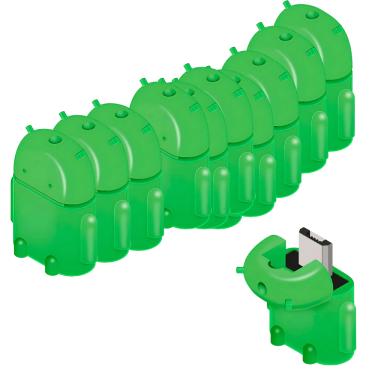 Imagem de Kit 10x Unidades Adaptador OTG Micro USB para USB Femêa