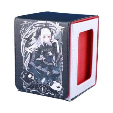 Imagem de Caixa De Armazenamento Para Cartas Yugioh TCG Com 120 Slots Em Couro P