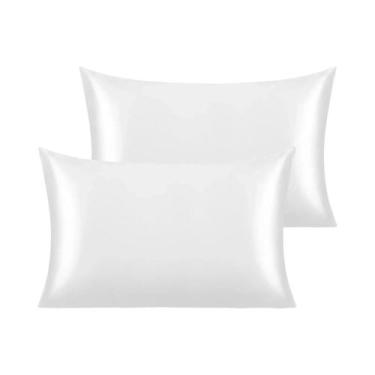 Imagem de Fronhas De Seda Cetim Para Crianças (2 Unidades) 30x50cm Super Macias 