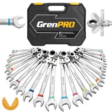 Imagem de GRENPRO Conjunto de chaves de catraca, conjuntos de chaves combinadas