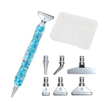 Imagem de Conjunto De Canetas Luminosas 5D Para Pintura Diamante Com Pontas De R