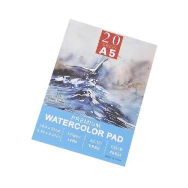 Imagem de Bloco De Aquarela A3/A4/A5 140lb 300gsm 20 Folhas Papel Artístico Pren