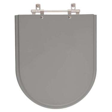 Imagem de Assento Sanitário Carrara Cinza Vip (cinza Escuro) Para Vaso Deca