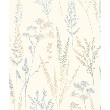 Imagem de Papel De Parede Time Floral Metalizado Ui3205