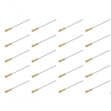 Imagem de 20 Mini Espeto Churrasco Coraçao Inox 39 Cm Churrasquinho