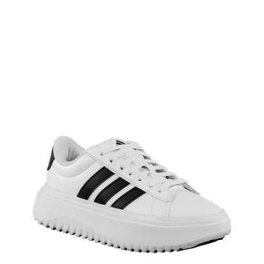 Imagem de Tênis Casual Branco Plataforma Grand Court | Adidas-Feminino