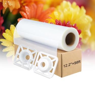 Imagem de Marspark 1 rolo de película transparente de 3,6 x 30 m para impressora a jato de tinta, à prova d'água, filme de jato de tinta para serigrafia, rolo de transparência leitosa para impressão de