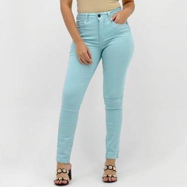 Imagem de Calça Reverso Cigarrete Chapa Barriga em Sarja Feminina-Feminino