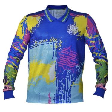 Imagem de Camisa Palmeiras Polo Retrô 1993 Goleiro Manga Longa - Masculino-Masculino