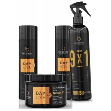 Imagem de Kit Borabella Shampoo Condicionador Mascara Fluido Nutrição