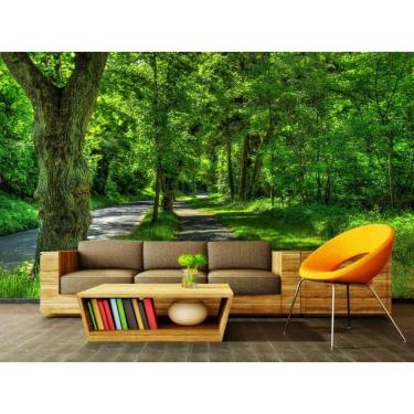 Imagem de Papel de Parede Floresta Autocolante 1x1m PVC