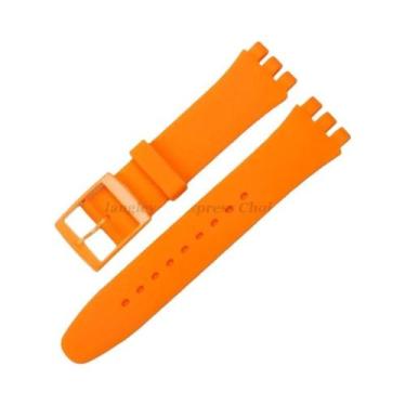 Imagem de Pulseira De Relógio De Silicone Transparente Colorida E Macia 16mm 17m