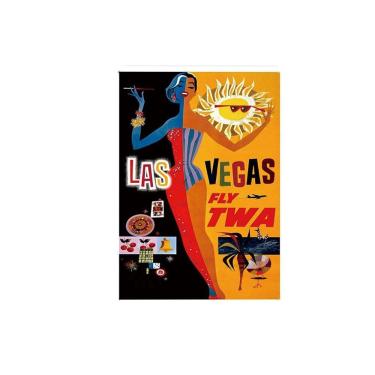 Imagem de Placa de lata Vintage Las Vegas TWA Bar, decoração de casa, 20x30cm, ferro