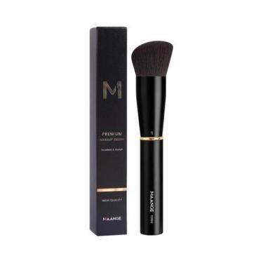 Imagem de Pincel De Maquiagem Angulado Premium Para Blush, Corretivo E Mistura F