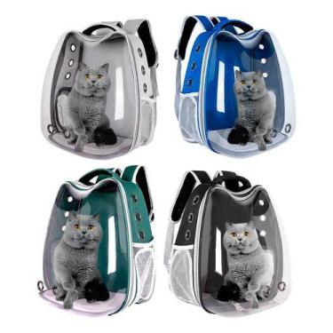Imagem de Mochila Pet Transparente Com Orelha Macho - Nilo-Imports