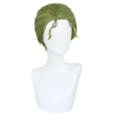 Imagem de Peruca de cosplay Frierens Beyonds Journeys Ends Heiters 29cm - yiweis