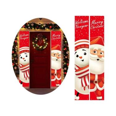 Imagem de Banner De Porta De Natal 2025, Decorações De Natal Para Casa, Ornament
