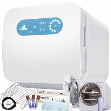 Imagem de Autoclave Cristofoli Vitale 12L +Suporte Envelope - Cristofóli, Branco