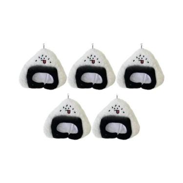 Imagem de Chaveiros De Pelúcia Adoráveis: Designs De Bola De Arroz, Pargo, Abaca