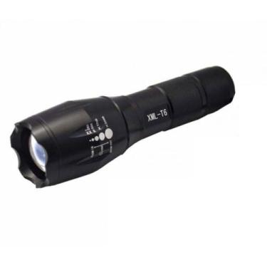 Imagem de Mini Lanterna Tática Policial Led Cree Recarregável T6 22000w Zoom - B