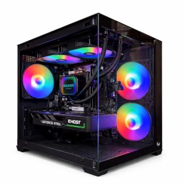 Imagem de CPU GAMER RAYZEN 5 7600X|B650M AM5|16GB DDR5|NVME 500GB|NVIDIA RTX 5060 8GB|GABINETE AQUARIO 3 FANS