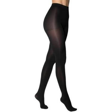 Imagem de Meia Calça Adulto Lupo Opaca Fio 80 Loba, Preto, P