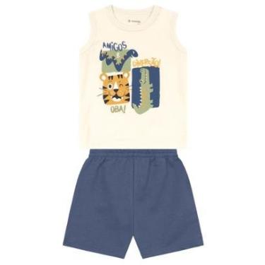 Imagem de Conjunto infantil menino de animais Brandili-Masculino