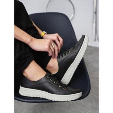 Imagem de Sapatenis Feminino Couro Legitimo Confortável Bella Dama-Feminino