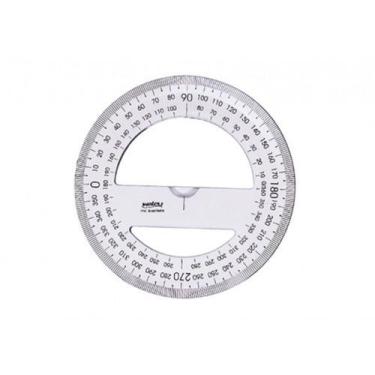 Imagem de Transferidor 360º New Line - Waleu Transferidor 360 New Line - Waleu -