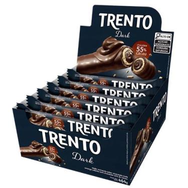 Imagem de Chocolate Trento Dark 55% Cacau 29g Display Com 16 Unidades