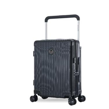 Imagem de Santino Mala de Bordo Cronos Rígida ABS Padrão ANAC Rodas Duplas 360º Cadeado TSA Entrada USB Capa Protetora