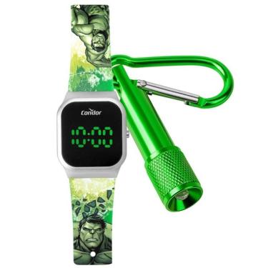 Imagem de Relógio Condor Masculino Ref: Cohb21aap/k8v Infantil LED Hulk