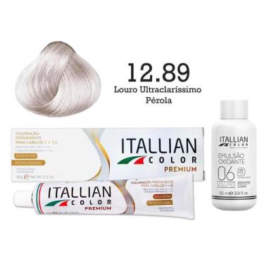 Imagem de Coloração 12.89 Louro Ultraclaríssimo Pérola + Oxi 06 Volumes 90ml  It