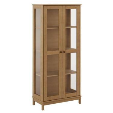 Imagem de Cristaleira Madeira Macica Taeda 180X80 cm 1963 Festra - Milani Store,