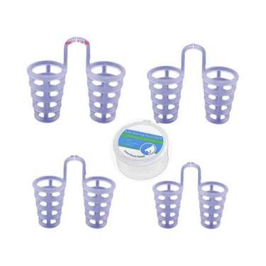Imagem de Conjunto De Clipe Nasal Anti Ronco Para Melhor Respiração E Auxílio Ao