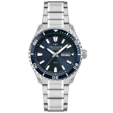 Imagem de Relógio Technos Automático Masculino Diver Prata - 8205PD/1A