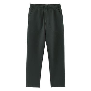 Imagem de Calça básica infantil unissex em moletom - Kids, Verde, 004