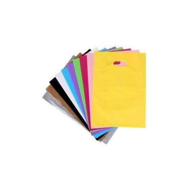 Imagem de Sacolas Plasticas Recicladas 30x40 Alça Vazada 65 Un 1kg - Higipack