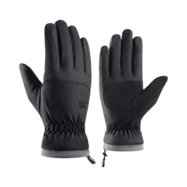 Imagem de Luvas De Inverno Grossas Para Esqui, Térmicas, Antiderrapantes, Com Te