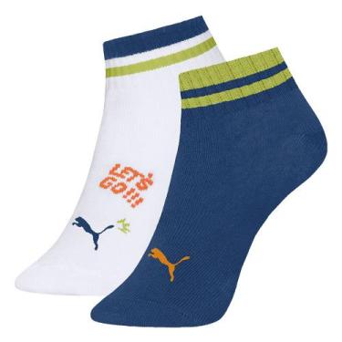 Imagem de Kit 2 Pares De Meia Infantil Com Calcanhar Verdadeiro Para Menino E Me