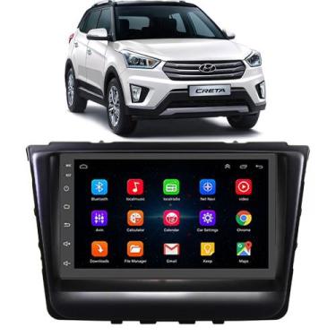 Imagem de Kit Central Multimídia Android Creta 2016 2017 2018 2019 2020 2021 2 D