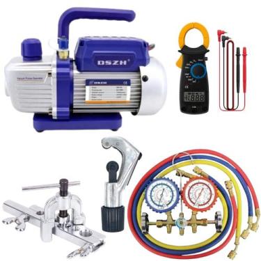 Imagem de Kit Básico P Refrigeração E Ar Condicionado + Bomba De Vácuo - Refrige