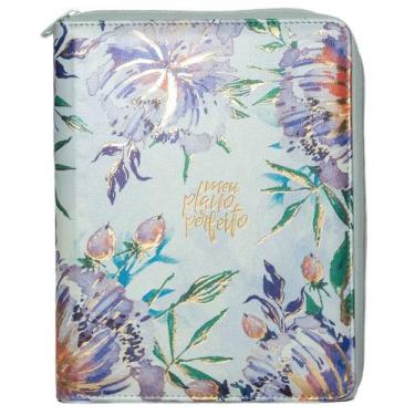 Imagem de Livro - Meu plano perfeito, planner sem data com sobrecapa luxo de zíp