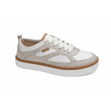 Imagem de Tênis Moleca Feminino Casual Casual Estiloso Original 5712, Branco, Ci
