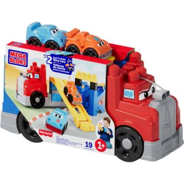 Imagem de Blocos De Montar -  Mega Bloks Jogo de Construcao Caminhao de corridas – Construa e cor...