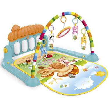Imagem de Tapete De Atividades Interativo Bebê Piano Musical Mobile - Importway