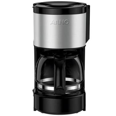 Imagem de Cafeteira Elétrica Arno Filtro Perfectta 12 Xícaras Inox Jarra de Vidro 650W Preto Inox...